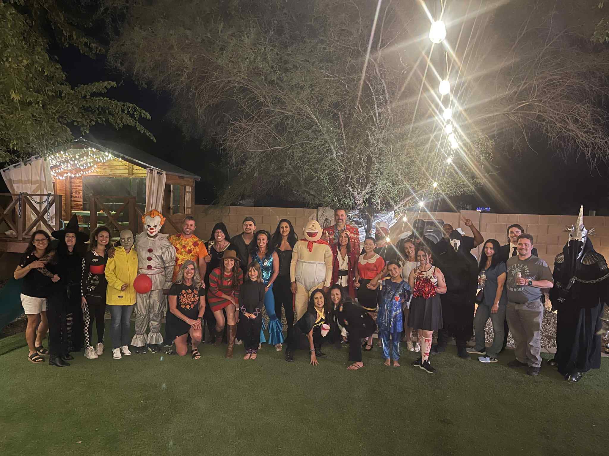 Longevity Athletics Maricopa gym community event — members socializing outside the gym